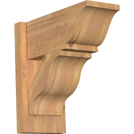 Ekena Millwork Funston Traditional Smooth Outlooker, Western Red Cedar, 7 1/2"W x 16"D x 16"H OUT08X16X16FST01SWR